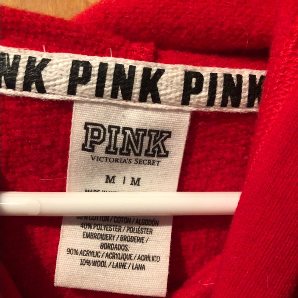 Pink✨ Red Hoodie✨ - Picture 2 of 3